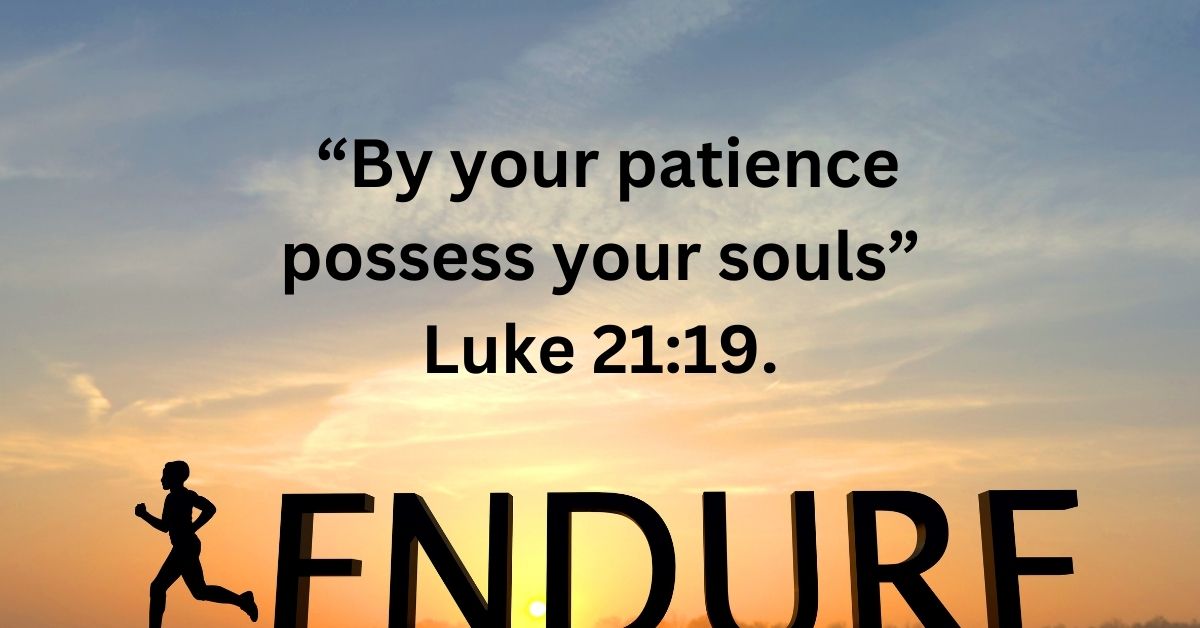 “By patience, you possess your soul.” Luke 21:19 Free download included in this post!